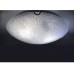 Πλαφονιέρα Τοίχου-Οροφής Τρίφωτη 3ΧΕ27 Μέταλλο Χρώμιο και Γυαλί Λευκό Διάφανο Κρυσταλιζέ Aca DL08140
